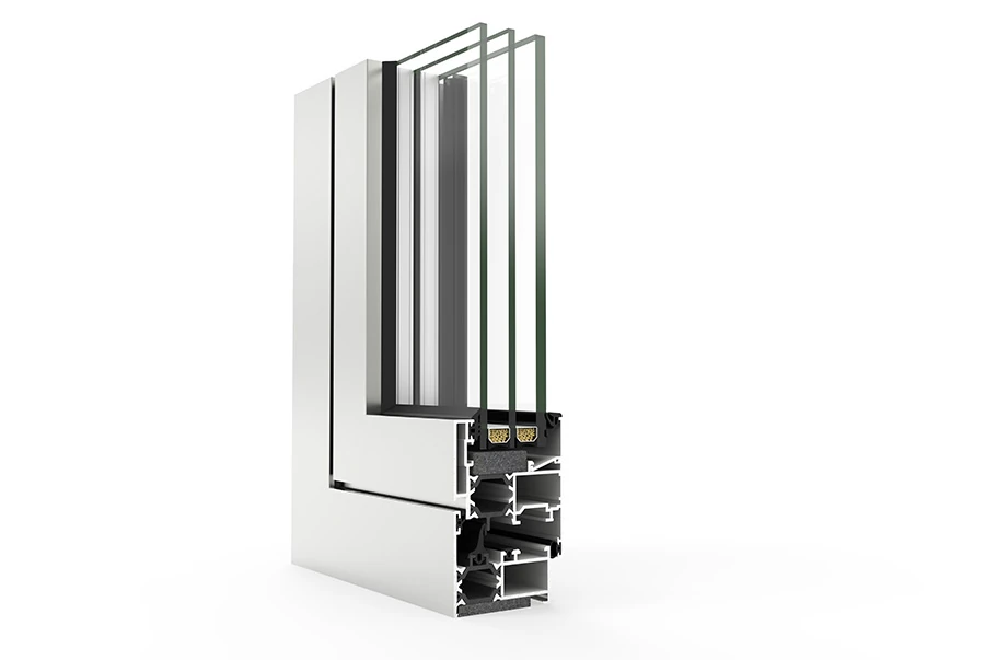COR 3500 — profil du système aluminium Cortizo
