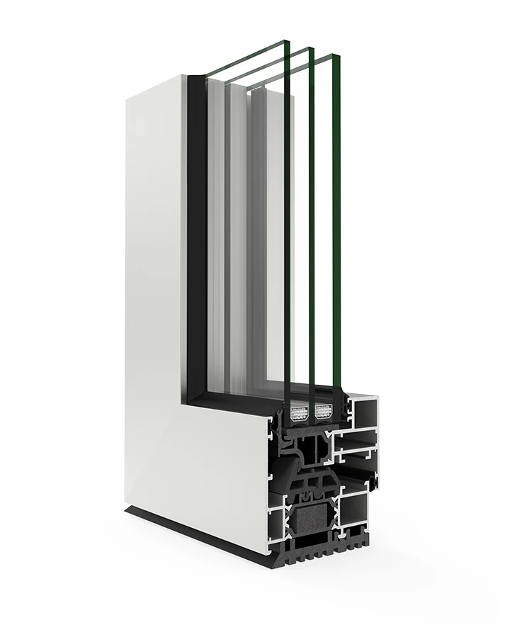 COR 70 HO — profil du système aluminium Cortizo