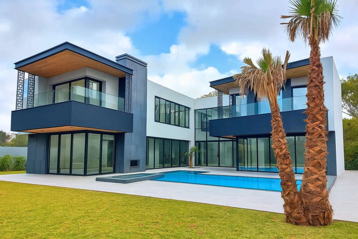Villa aux palmiers à Rabat, réalisation CAMIL SYSTEM